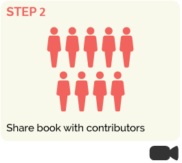 Share book with contributors