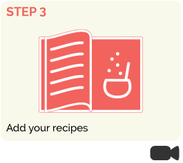 Adding Recipes to your book