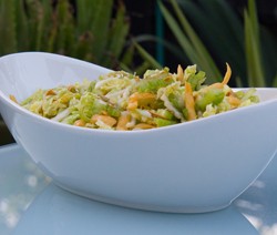 Chinese cabbage and noodle salad